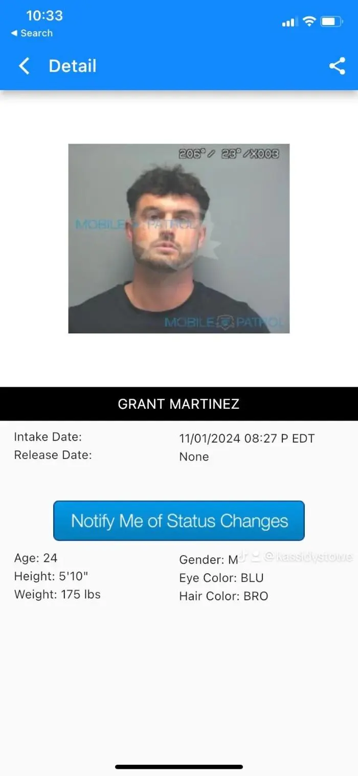 Grant Martinez Jail